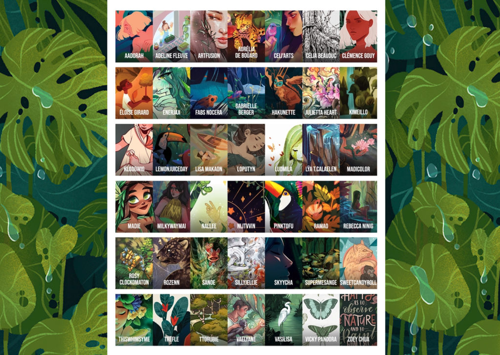 The artists who are part of Grow Artzine