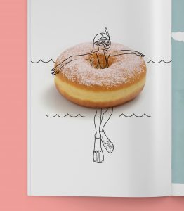 libro SOLO illustratrici-italiane sweetcandyroll donuts