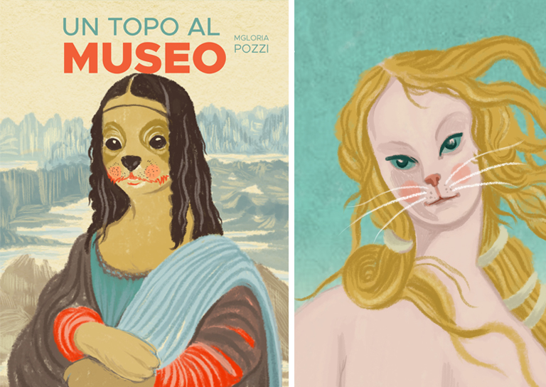 E-Book per bambini "UN Topo al Museo" di MGloria Pozzi